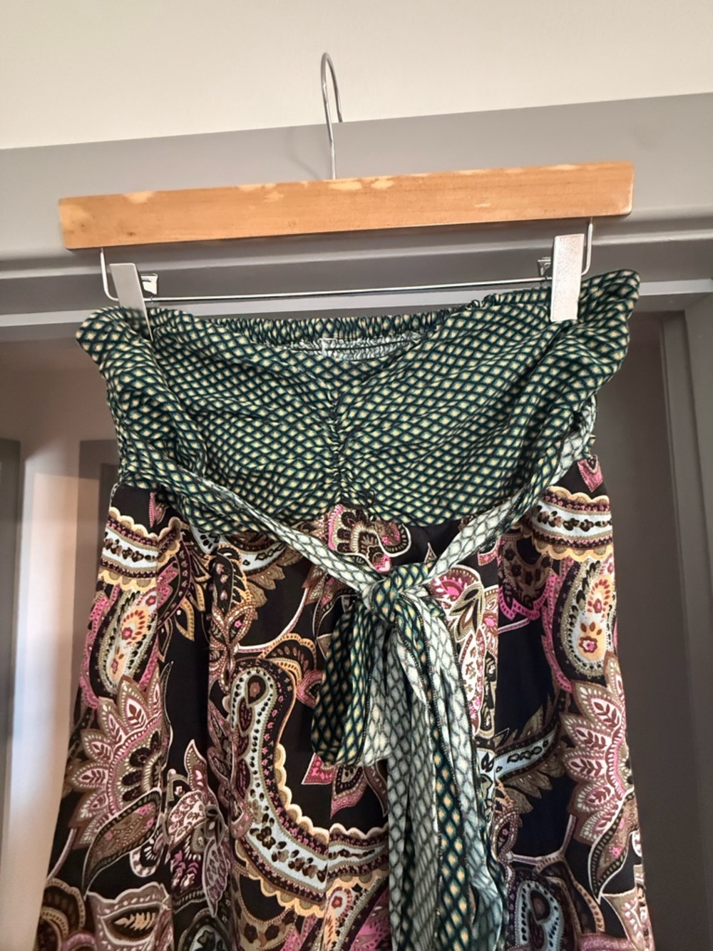 Vintage Paisley Maxi dress